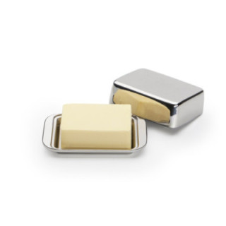 Máslenka z nerezové oceli, dvouplášťová