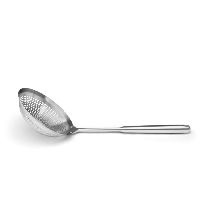 Skimmer s trubkovou rukojetí, hluboký, děrovaný, Ø 16 cm