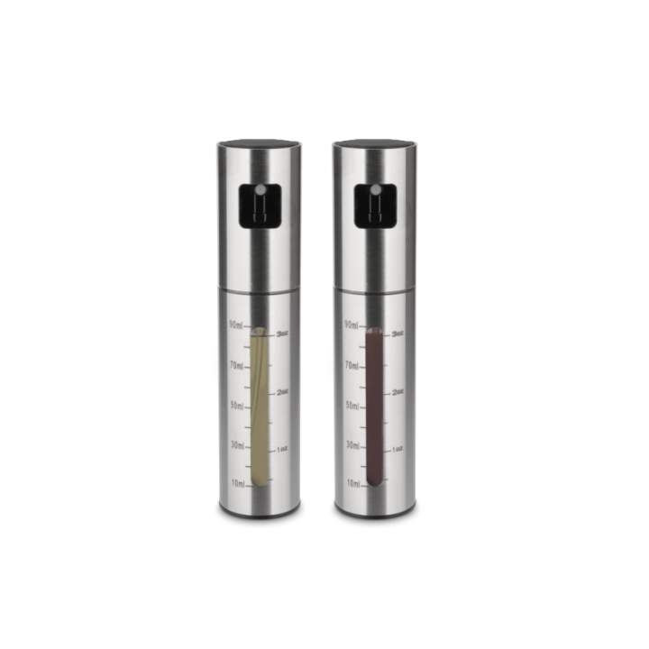 Nerezový rozprašovač na ocet/olej - sada 2 ks