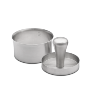 Lis na burgery z nerezové oceli, dvoudílný Lis na burgery z nerezové oceli