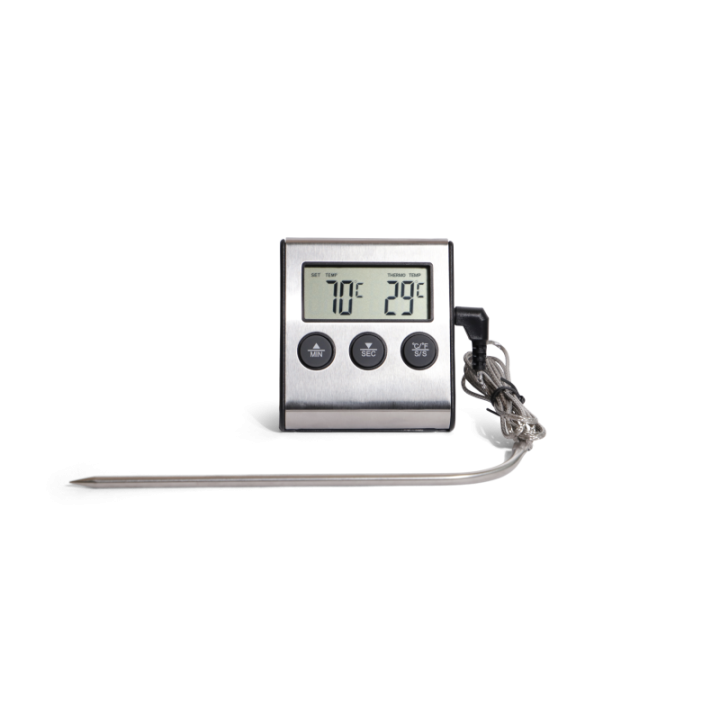 Digitální teploměr na maso do 250 °C s časovačem