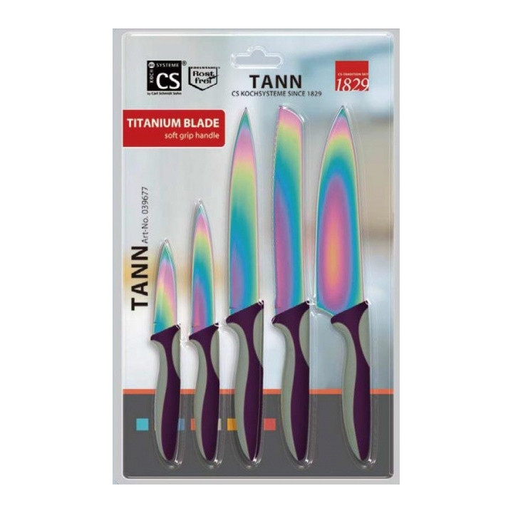 Set nožů s titanovým povrchem TANN