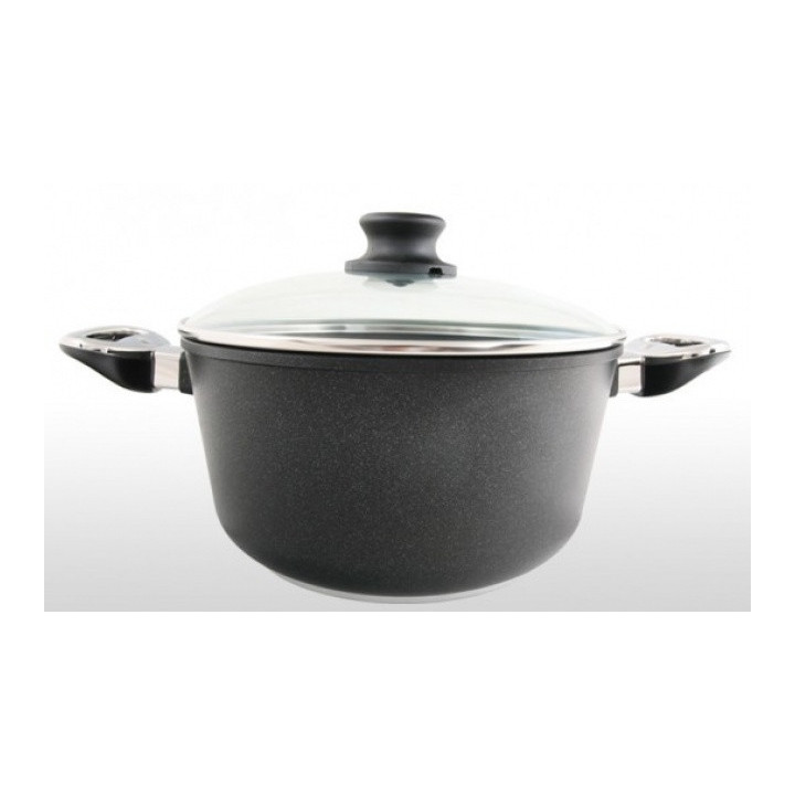 Baf Indukční hrnec 24cm se skleněnou poklicí