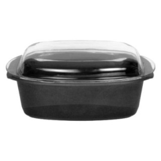 Indukční pekáč BAF se skleněným víkem - 33x21 cm