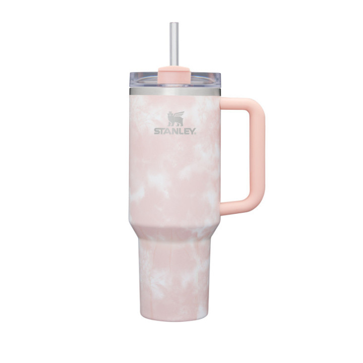 STANLEY Quencher H2.O FlowState Tumbler 1180 ml Peach Tie Dye