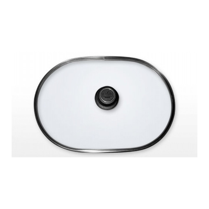 Oválná skleněná poklice pro pekáč 40x28 cm