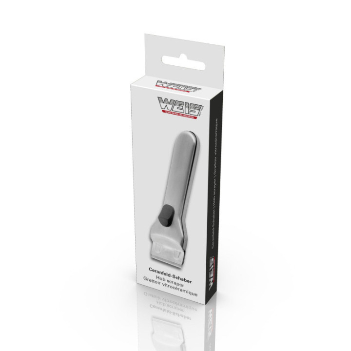 Čistící škrabka na sklokeramické desky