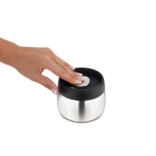 Nerezová skladovací dóza s funkcí vakuového uzavření 450 ml